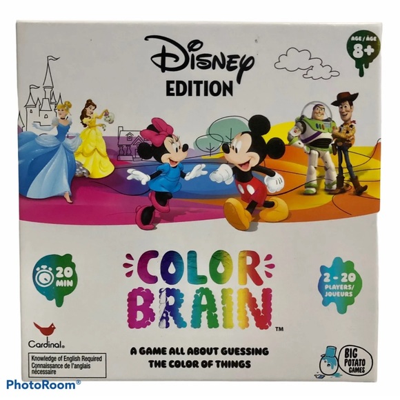 Disney Color Brain Board Game New Partially Opened - Picture 2 of 8